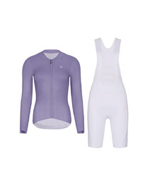 RIVANELLE maillot largo y pantalón - ELEVATE - blanco/púrpura