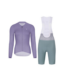 RIVANELLE maillot largo y pantalón - ELEVATE - verde/púrpura