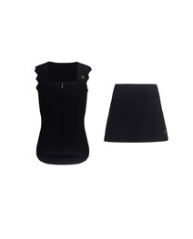 RIVANELLE maillot corto y falda - SCALLESSA - negro