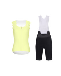RIVANELLE maillot sin mangas y pantalón corto - SCALLESSA - negro/amarillo