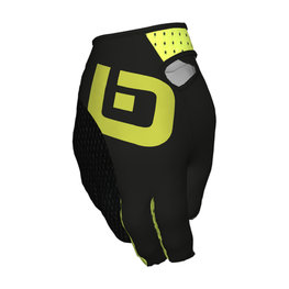 ALÉ guantes de dedos largos - MTB FANGO - negro/amarillo