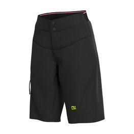 ALÉ pantalones cortos sin tirantes - ENDURO ENDURO  LADY - negro