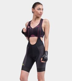 ALÉ pantalones cortos de tirantes -  R-EV1  VELOCITY HD LADY - negro