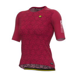 ALÉ jersey de manga corta - R-EV1  VELOCITY LADY - granate