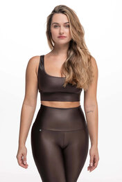 ATHLEEYA sujetador - ALLURE SHINE - marrón