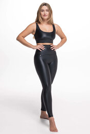 ATHLEEYA polainas - ESSENTIAL SHINE - negro
