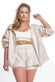 ATHLEEYA chaqueta cortaviento - GLAM ON - marfil