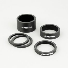 SRAM juego de arandelas - HEADSET SPACER SET - negro
