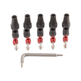 SRAM juego de tornillos - DISC BRAKE HOSE FITTING KIT - negro