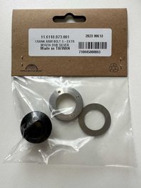 SRAM kit de reparación - CRANK ARM BOLT KIT SELF-EXTRACTING M18/M30 DUB - negro