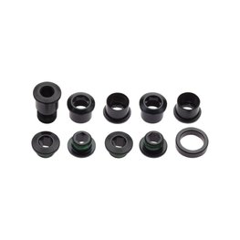 SRAM juego de tornillos - CHAINRING BOLT KIT 5X2 M8.5X7 / M8.5X5 - negro