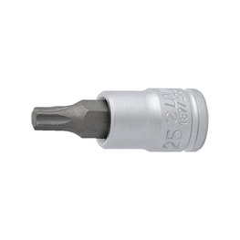 UNIOR cabeza - TORX 1/4", TX 25 - plateado