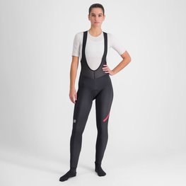 SPORTFUL pantalones largos con tirantes - FIANDRE NO RAIN - negro