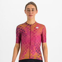 SPORTFUL jersey de manga corta - ROCKET - ciclamen/marrón
