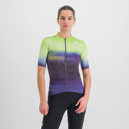 SPORTFUL jersey de manga corta - FLOW SUPERGIARA - verde claro/púrpura