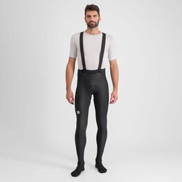 SPORTFUL pantalones largos con tirantes - BODYFIT PRO - negro