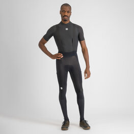SPORTFUL pantalones largos con tirantes - SUPERGIARA - negro