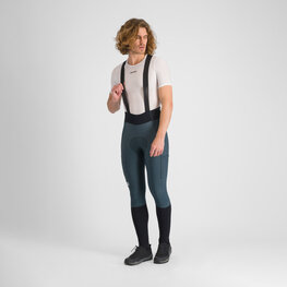 SPORTFUL pantalones largos con tirantes - SUPERGIARA - verde/negro