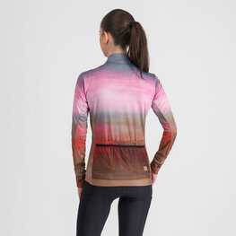 SPORTFUL maillot de invierno de manga larga - FLOW SUPERGIARA THERMAL - rosa/marrón