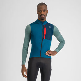 SPORTFUL maillot de invierno de manga larga - SUPERGIARA THERMAL - azul/verde