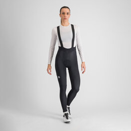 SPORTFUL pantalones largos con tirantes - FIANDRE W - negro