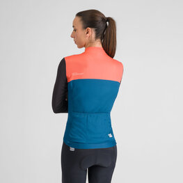 SPORTFUL maillot de invierno de manga larga - PISTA THERMAL W - azul/negro/naranja