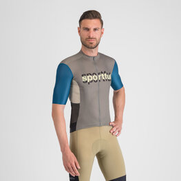 SPORTFUL jersey de manga corta - SUPERGIARA LOGO - azul/gris