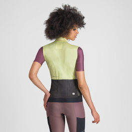 SPORTFUL jersey de manga corta - SUPERGIARA LOGO W - amarillo/granate