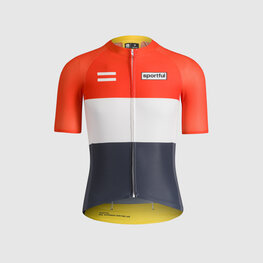 SPORTFUL jersey de manga corta - SUPERNOVA HERITAGE - azul/blanco/rojo/amarillo