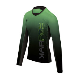 KARPOS maillot de verano de manga larga - JUMP - verde/negro