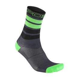KARPOS calcetines clásicos - VERVE - gris/negro/verde