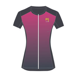 KARPOS jersey de manga corta - VERVE EVO W - azul/rosa