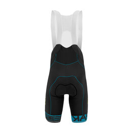 KARPOS pantalones cortos de tirantes - VERVE EVO - negro/turquesa