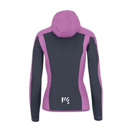 KARPOS chaqueta impermeable - LAVAREDO RAIN EVO W - púrpura/gris