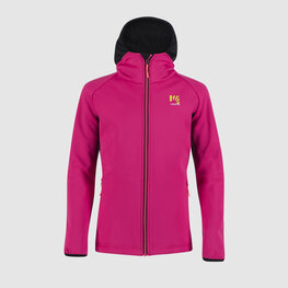 KARPOS chaqueta cortaviento - LAVAREDO WINTER KIDS - rosa/negro