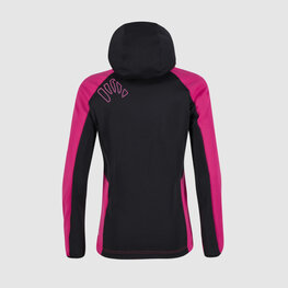 KARPOS chaqueta cortaviento - LAVAREDO WINTER KIDS - rosa/negro
