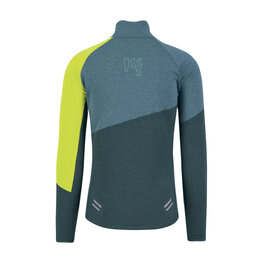 KARPOS sudadera - VAL VIOLA FULL-ZIP - verde/amarillo