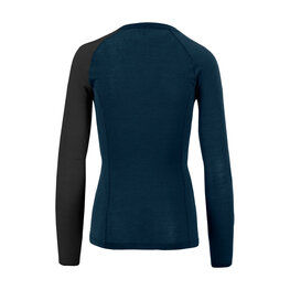 KARPOS camiseta de manga larga - DINAMICO MERINO 130 W - azul/negro
