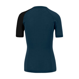 KARPOS Camiseta de manga corta - DINAMICO MERINO 130 W - azul/negro