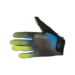 KARPOS guantes de dedos largos - FEDERIA - azul/verde/amarillo