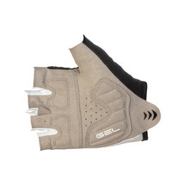 KARPOS guantes de dedos cortos - FEDERIA - blanco/negro