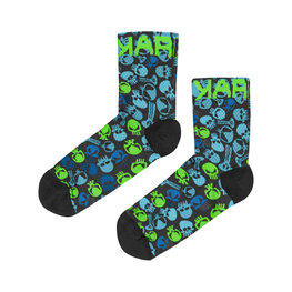 KARPOS calcetines clásicos - GREEN FIRE - multicolor/negro