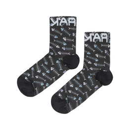 KARPOS calcetines clásicos - GREEN FIRE - multicolor/negro