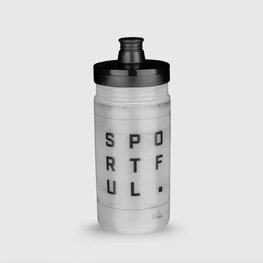 SPORTFUL botella de agua - BOTTLE 550ML - transparente/negro