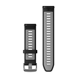 GARMIN tanga - QUICK RELEASE 22 MM - negro/gris