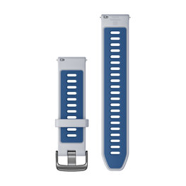 GARMIN tanga - QUICK RELEASE 22 MM - blanco/azul