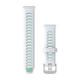 GARMIN tanga - QUICK RELEASE 18 MM - blanco/verde claro