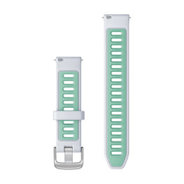 GARMIN tanga - QUICK RELEASE 18 MM - blanco/verde claro