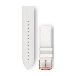 GARMIN tanga - QUICK RELEASE 20 MM 18K ROSE GOLD PVD - blanco