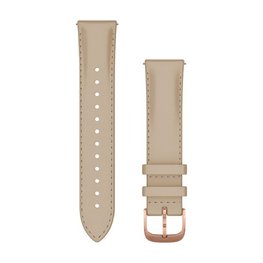 GARMIN tanga - QUICK RELEASE 20 MM18K ROSE GOLD PVD - beige